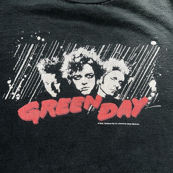 Green Day Band T-Shirt – 2006 Vintage – Size Small – Black Y2K - Picture 2 of 5